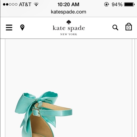 desperately ISO Kate Spade Izzie heels in Tiffany Blue - Picture 3 of 3